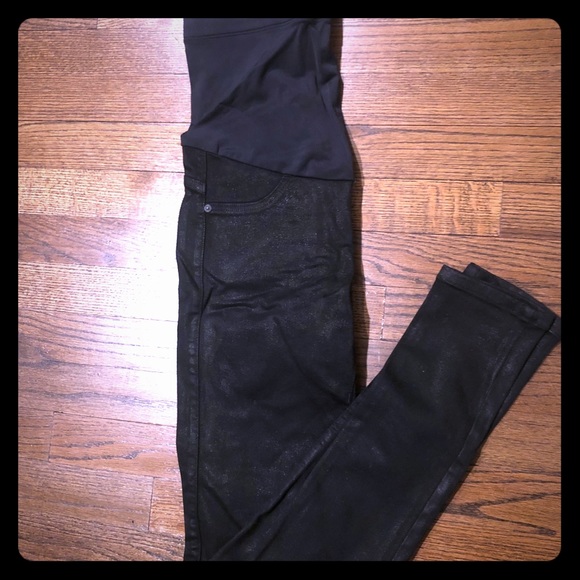 James Jeans Maternity coated black jeans - Picture 5 of 6